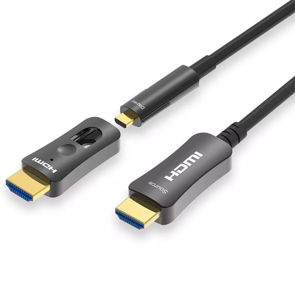 アクティブ光 HDMI タイプ A からタイプ D