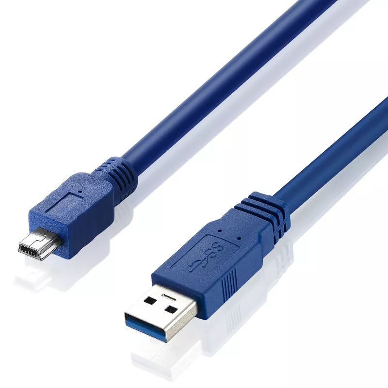 USB 3.0 A オス - Mini B ケーブル